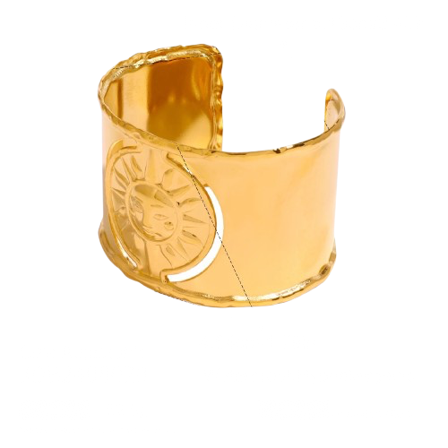 Sunburst Chunky Cuff Bracelet