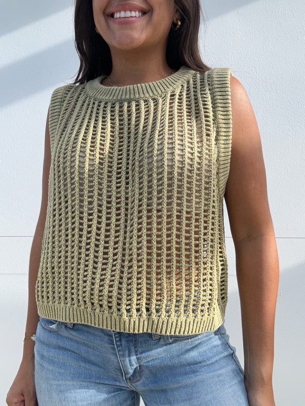 Mineral Crochet Top