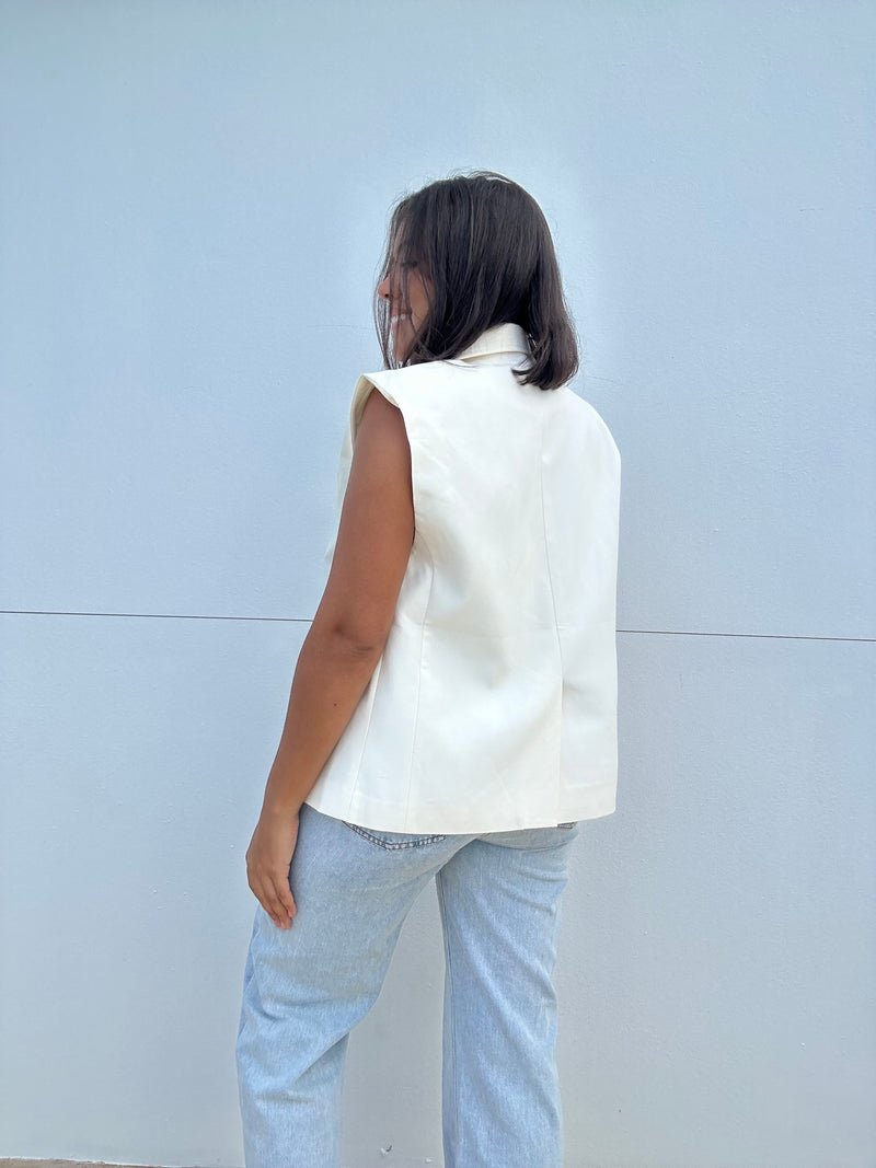 Oversize Asymmetrical Vest