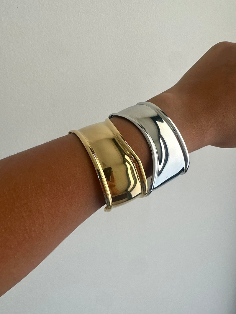 Open Wave Cuff Bracelet