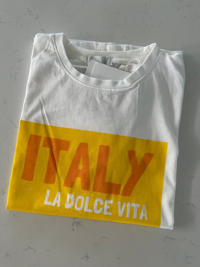 Italy T-Shirt with Graphic Print