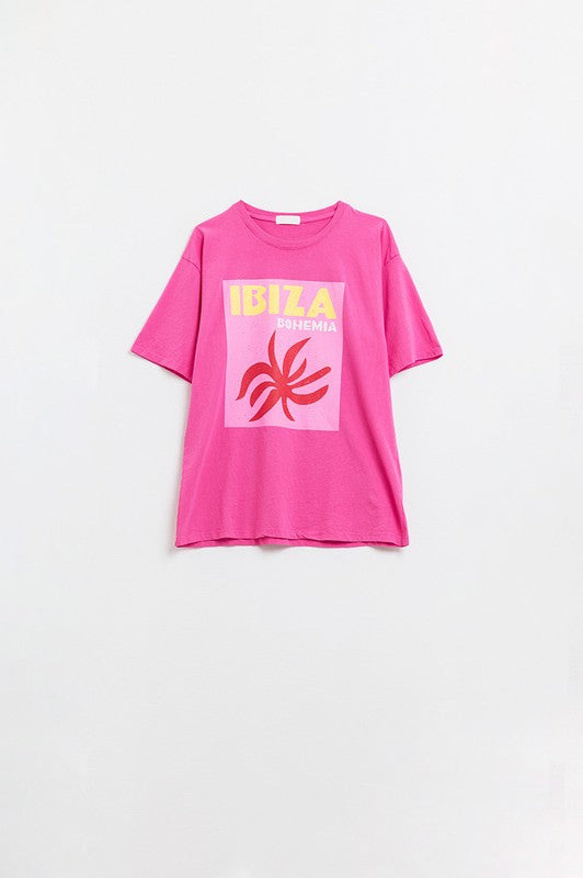 Ibiza T-Shirt with Graphic Print