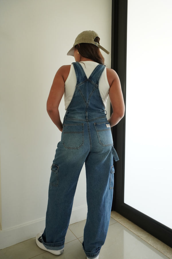 90s Cargo Utility Overalls