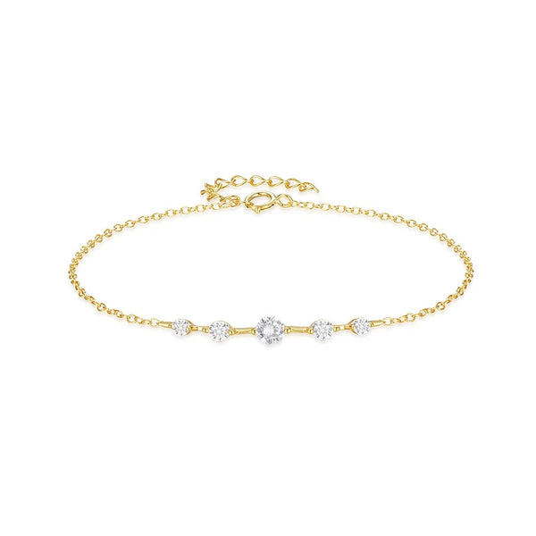 Row of Diamond Bracelet