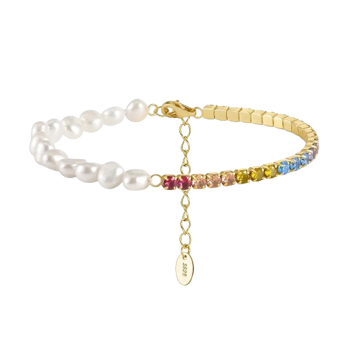 Tennis with Pearl Bracelet