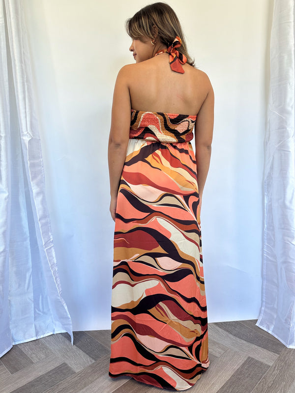 Marble Maxi Dress