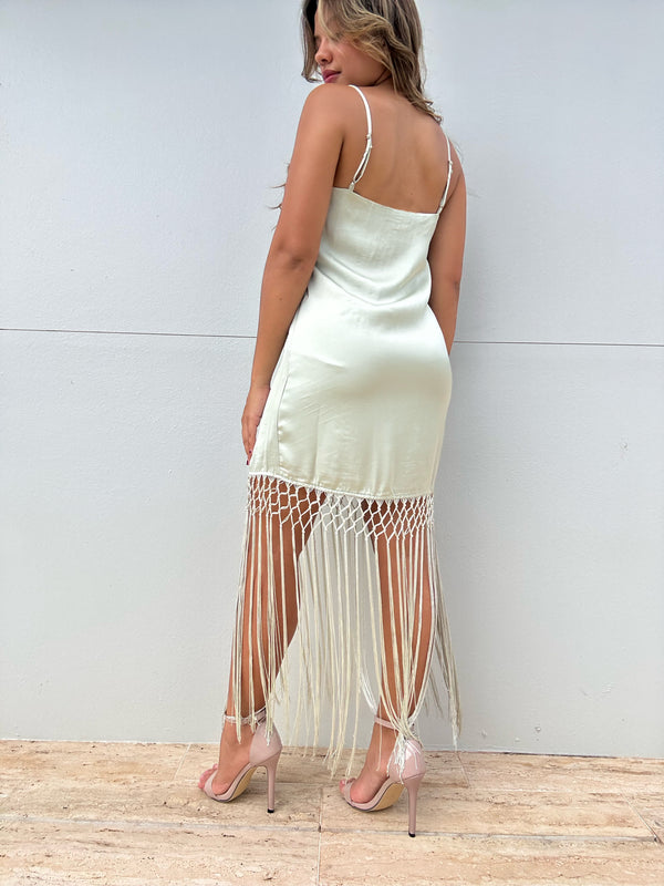 Resort Fringe Tassel Dress