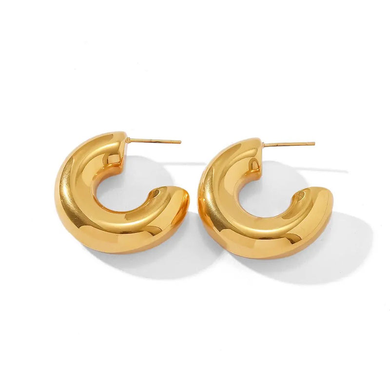 Chunky Hoop Earrings